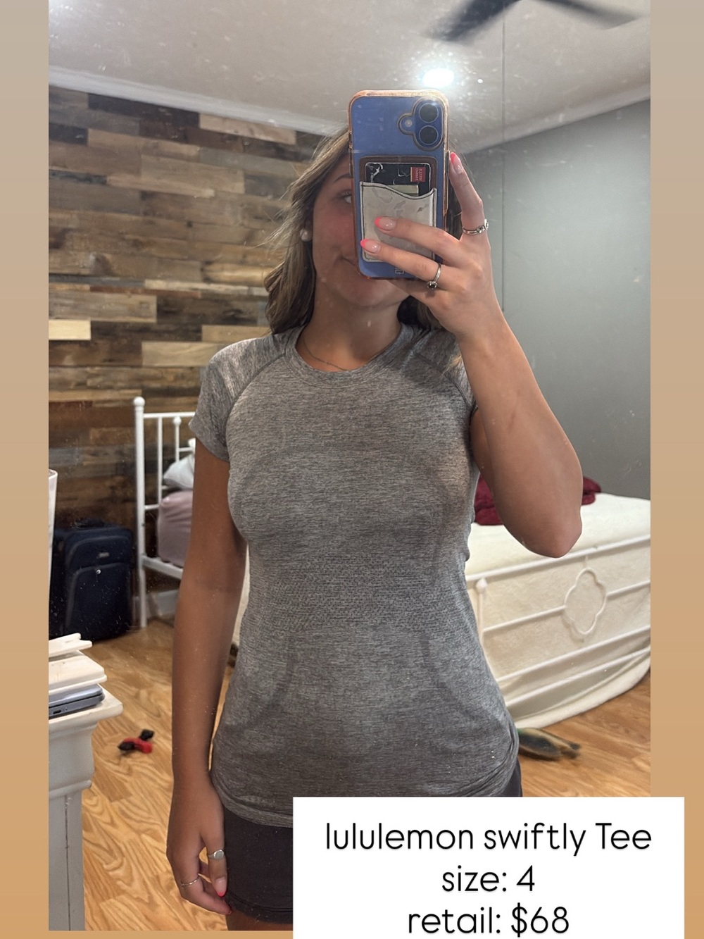 lululemon athletica Grey Swiftly Short Sleeve Tee